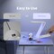 UV Light for Resin Curing, 54W UV Resin Light Lamp, Wireless & Foldable, 3-in-1 Uses for Molds, DIY Craft Deco (White)
